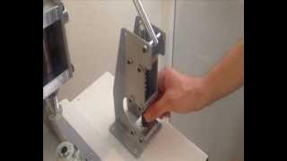 UPREMA  P100 EYELET  GROMMET HAND PRESS MACHINE [upl. by Castora]