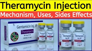 Gentamicin injection uses in hindi  Theramycin injection Review  Uses Side Effects Dose Warning [upl. by Weissmann912]