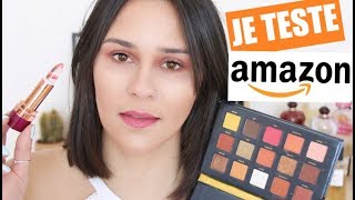 JE TESTE LE MAQUILLAGE AMAZON entre 3€ et 8€ [upl. by Aradnahc948]