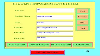 AddUpdateDelete and Clear records Visual Basic ADODC and MS AccessStep by Step Tutorial [upl. by Eeloj761]