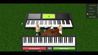 JoJos Bizarre Adventure Golden Wind Giornos Theme  Roblox Piano TutorialSheets in Description [upl. by Acinat520]