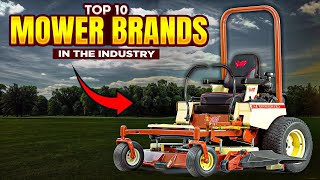 Top 10 Lawn Mower Brands in 2024 [upl. by Rednasela]