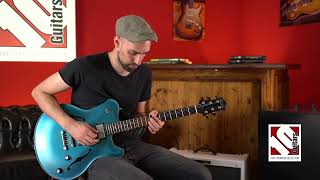 2017 Nik Huber Rietbergen Petrol Blue  Guitar Demo [upl. by Ettedranreb]