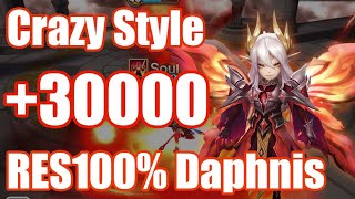 HP 30000 RES100 Hyper Tanky Daphnis is so crazy😛😛😛【Summoners War RTA】 [upl. by Oratnek532]