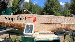 Stop Hitting Your Sawmill Log Stops Works with Any Sawmill [upl. by Philly]