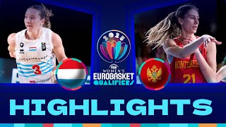 Luxembourg v Montenegro  Full Game Highlights  FIBA EuroBasketWomen 2025 Qualifiers [upl. by Nhguavoj]