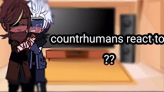 countryhumans react to meme and tik tokrusengljapanesegerman [upl. by Inerney961]