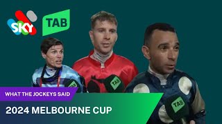 MELBOURNE CUP  WHAT THE JOCKEYS SAID [upl. by Assila]