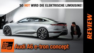 Audi A6 etron concept 2022 So GUT wird die elektrische Limousine Review  Test  Preis  POV [upl. by Einolem]