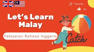 Pelajaran Bahasa Inggeris  Kata Kerja Biasa  Malay Lesson  EnglishMalay for Beginners 100 Verbs [upl. by Rianna]