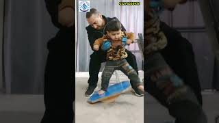 Balancing exercises on  Dr Mohsin Ali CP child center Abbottabadbodybalance correctiveexercise [upl. by Einaeg571]