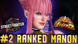 BaBaaaaa  2 Ranked Manon Showdown Street Fighter 6 [upl. by Gilburt]