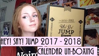 Hey Say JUMP 20172018 CALENDAR UNBOXING [upl. by Semela]