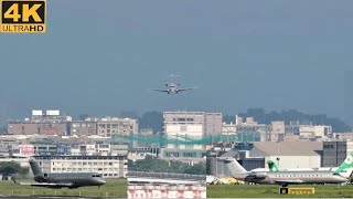 龐巴迪挑戰者 Bombardier Challenger 850 私人飛機降落松山機場28跑道 TAIPEI SONGSHAN AIRPORT TSA LANDING [upl. by Esydnac]