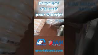 Unique  recyclage dabrasif pour waterjet [upl. by Lednic]