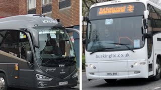 Grimsby buses including Rail Replacements 6th April 2024 Filmed in Bethlehem Street bus [upl. by Inman]