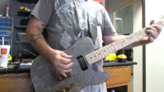 Mike Gee Kustoms Barn Wood Twangcaster 5 [upl. by Anilatak]