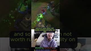 August  BRUISER Vs LETHALITY VI Is MELEE BOTLANING Possible [upl. by Aracal]