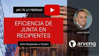 7 Eficiencia de junta en recipientes a presión [upl. by Fe]