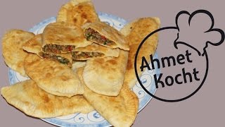 Rezept Teigtaschen mit Hackfleisch  AhmetKocht  türkisch kochen  Folge 107 [upl. by Ynffit]