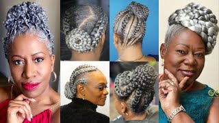 Ageless Beauty15 Stunning Protective Braids Hairstyles for Older Black Women Over 50 This Summer [upl. by Aiciruam845]