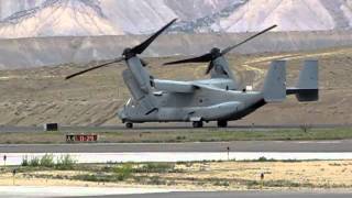 Osprey taking off from Grand Junction CO Airport 0618011 [upl. by Drawyeh66]