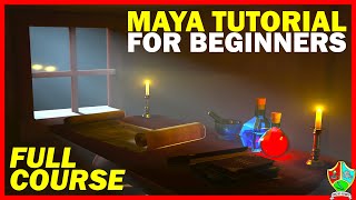 Maya Tutorial for Beginners 2022  2023 [upl. by Aikemahs]