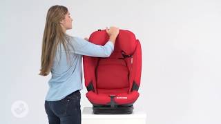 MaxiCosi  Titan Pro Car seat  How to adjust the seat from group 1 to group 23 [upl. by Behah238]