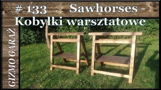 133 Sawhorses Plans  Kobyłki warsztatowe plany [upl. by Girhiny]