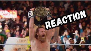 SAMI ZAYN DEFEATS GUNTHER AND NEW INTERCONTINENTAL CHAMPION AT WWE WRESTLEMANIA 40 REACTION [upl. by Noived]