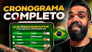 CRONOGRAMA DE ESTUDO QUE EU USEI PARA SER APROVADO NO CONCURSO DA PETROBRAS [upl. by Stephen]