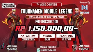 GRAND FINAL TOURNAMENT MLBB 7M WORLD CHAMPION NEVER LOSE VS GRANANDA MYSTOGAN [upl. by Serles]