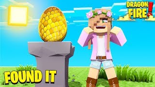 I FOUND THE GOLDEN EGG  I won the challenge  Minecraft Dragon Fire [upl. by Ephrayim]