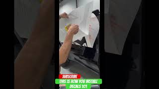 How to Install Decals Like a Pro wrap diy asmr [upl. by Dilisio704]