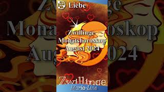 Zwillinge LIEBE ❤️ Horoskop August 2024 [upl. by Hayotal]