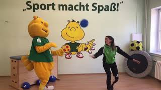 Kindersport zuhause  Fit mit Sportikus Teil 3 Sport mit Luftballons [upl. by Lichtenfeld654]