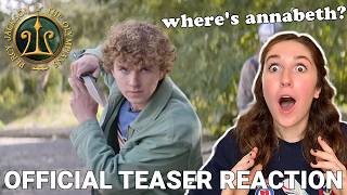 Percy Jackson Season 2 NEW TEASER Reaction amp Analysis bonus cast announcement [upl. by Ased]