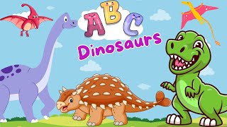 Learn ABC with Dinosaurs  Dinosaurs A  Z  Alphabet Dinosaurs for Children [upl. by Norman446]