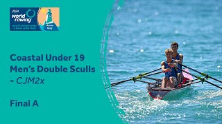 2024 World Rowing Beach Sprints Finals  Coastal Under 19 Men’s Double Sculls  Final A [upl. by Piderit]