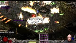 Project Diablo 2 Season 9  Combustion Sorc Gameplay  150 Density Sewers Map in 3min20sec day26 [upl. by Terrel]