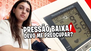 Minha pressão está muito baixa na gravidez  Estou preocupada [upl. by Okiram525]