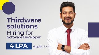 Thirdware solutions Hiring for Software Engineer  4LPA Mumbai Location [upl. by Gilges636]