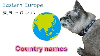 Quiz How to read the country names in Japanese Learn Japanese with Toby Eastern Europe [upl. by Sihtnyc]