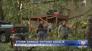 Pettis County looking into possible delays with tornado sirens after tornado hits Sedalia [upl. by Llenart299]