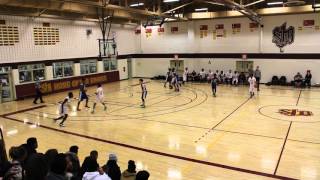 SJB vs CHS  Jr Basketball Highlights  011216 [upl. by Lleuqram]