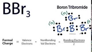 BBr3 Lewis Structure  How to Draw the Lewis Structure for BBr3 [upl. by Grath]