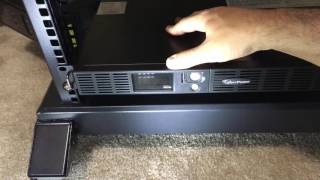 Adding a Cyberpower Rackmount UPS to the Home Lab [upl. by Nawad]