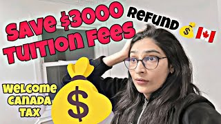 Filing your tax return in 2024 in canada as student🇨🇦How to get tuition refund from canada 2024🇨🇦 [upl. by Olin347]