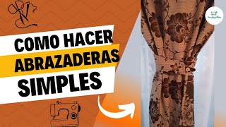 ¡Como hacer abrazaderas simples [upl. by Terti808]