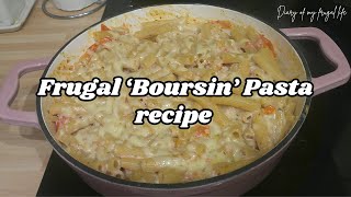 Frugal Boursin Pasta recipe mealsonabudget recipe frugalmeals [upl. by Va961]